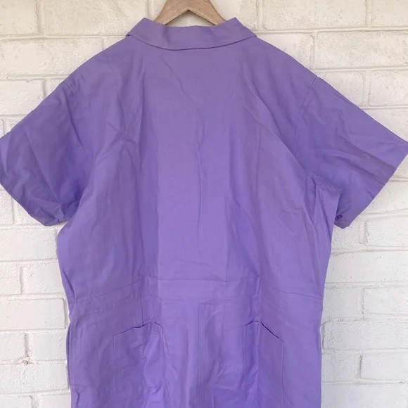 NWT Nooworks Organic Cotton Coveralls in Lilac/Lavender 5X